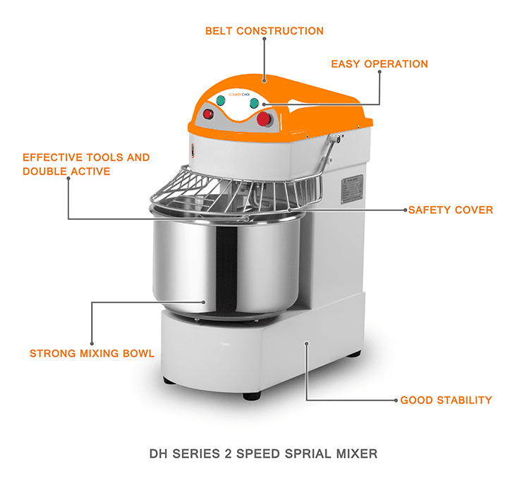 Commercial Bakery Kitchen Mixing Equipment Planetary Food Bread Mixers  Spiral Bread Dough Mixer Machine - China Food Mixer Machine, Mixer Machine